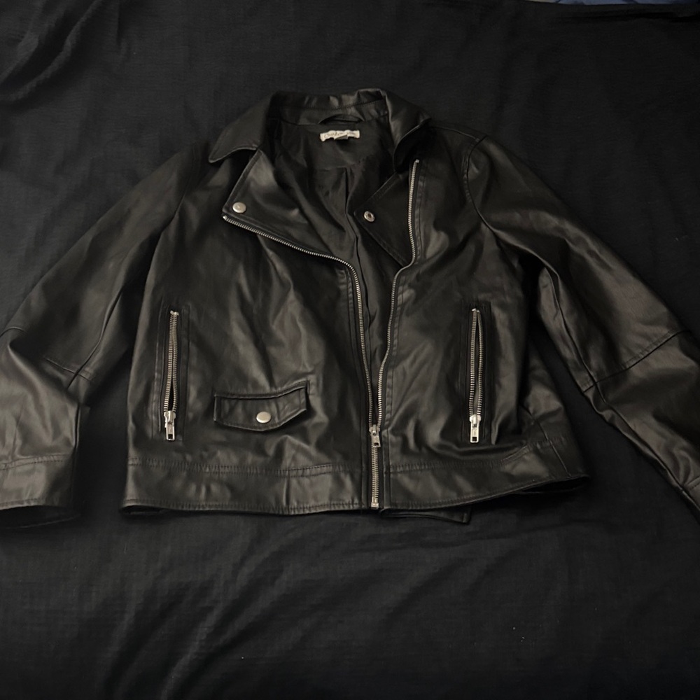Cato kids Dark Leather Jacket